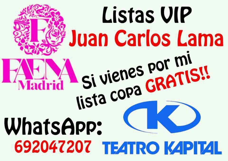 listas: JUAN CARLOS LAMA.