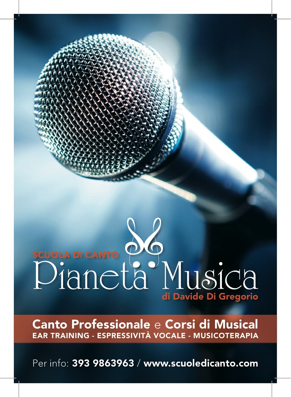 Scuola di Canto Pianeta Musica ha lo scopo di formare in maniera professionale tutti coloro che intendono intraprendere questo mondo!!! http://t.co/sljiQYTsUn