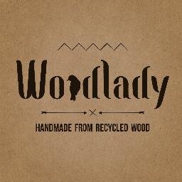 Woodlady designs handmade wood decor items from recycled wood.