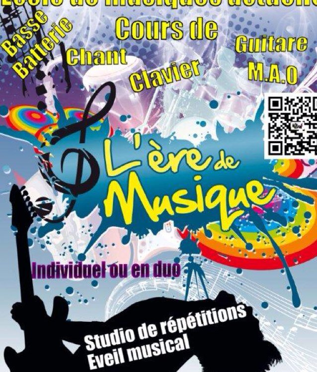 Les musiciens de l'Ere de Musique sont heureux de vous accueillir à Compiègne afin de partager l'apprentissage de la musique actuelle dans une bonne ambiance!