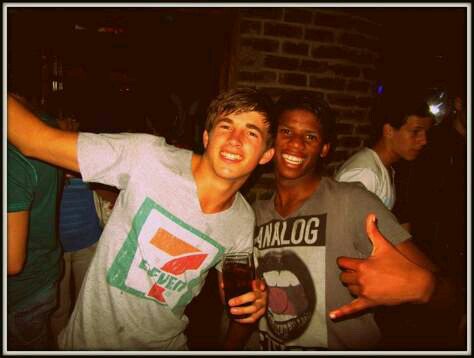 Being around mates and having a good time :) :). Too GOOD