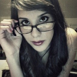 Big black boots, long brown hair, she's so sweet with her get back stare. // MS-0