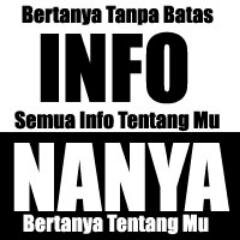 Kami Punya 1001 Pertanyaan yang Berbeda2 Untuk Kamu Jawab!. Share Pertanyaan[Pertanyaan+Hastag #INHasil]. Tungu #InfoNANYA di TL-mu. Iklan Adv CP+6283875089323