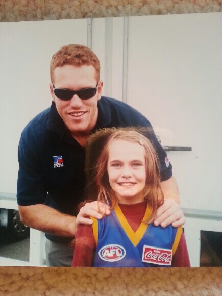 Follow the Brisbane Lions- the best team in the world. Have 2 beautiful daughters.