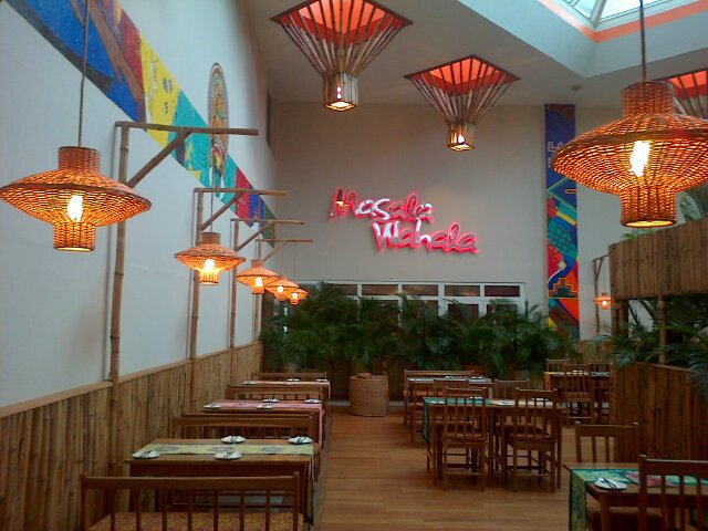 A an imaginative and picturesque south Indian/Nigerian restaurant located in Abuja,Nigeria.