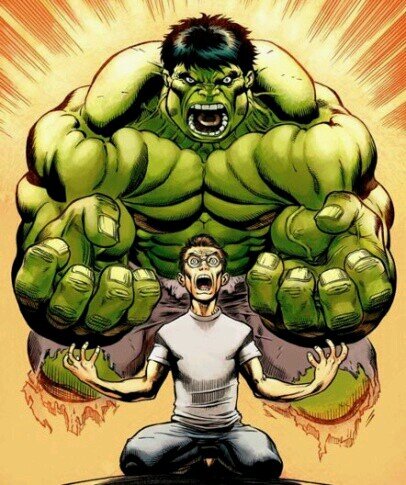 You don't know who I am, you haven't been watching the news then, I'm the Hulk, the green raging beast that has unbelievable anger issues, HULK SMASH!!!