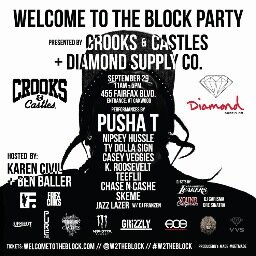 Crooks & Castles x Diamond Supply Co. Fairfax Block Party