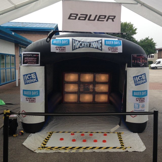 Taking ice hockey to the play grounds!
Interactive Ice Hockey goal in Telford.