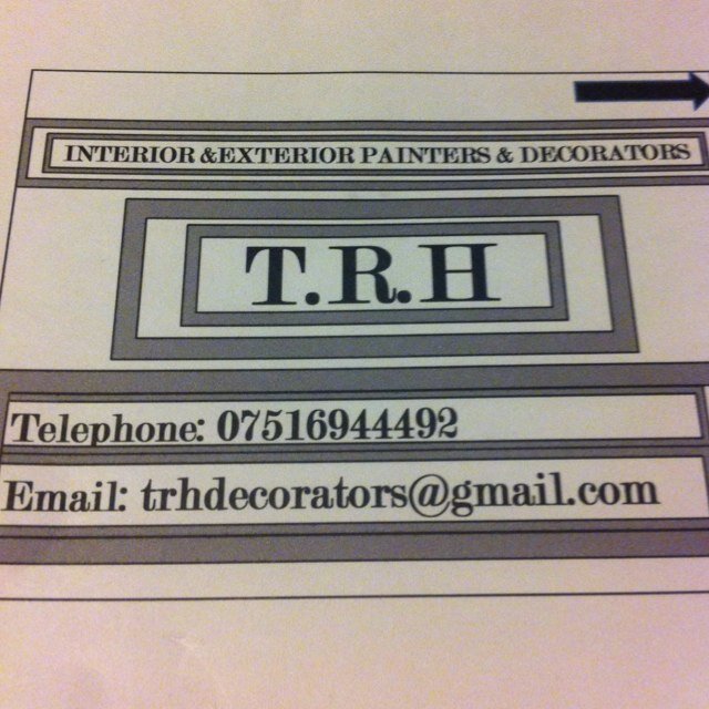 TRH Interior & ExteriorPainters & Decorators For Free Estimates Call:07516944492 or Email us trhdecorators@gmail.com Essex/Hertfordshire/BoarderingCounties