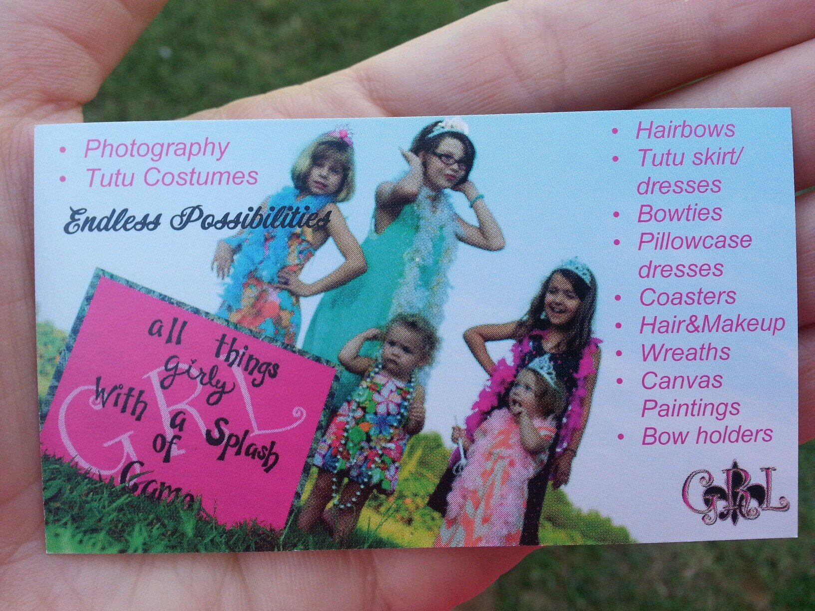 We are a family oriented business that specializes in boutique style items/gifts. We also offer photography services.