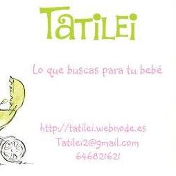 Comercial de tatilei. Chupeteros, llaveros, mordedores, todo hecho a mano y con mucho cariño para tu bebé. Al hacer pedido, decir que vais de parte de Africa.