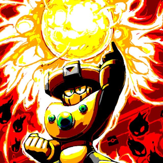 Don't get so close, or you'll end up like the rest.... Burnt alive. Solar Man, Wily's greatest plan to destroy Mega Man! [#Multiverse/#MMRP]