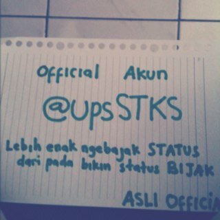 OFFICIAL @UpsSTKS | jangan mau bercanda kalo gak mau di bercandain !! | tidak pernah mau  ̶S̶E̶R̶I̶U̶S̶  | BERCANDA tanda tak SERIUS !!  | #UpsSTKS # |