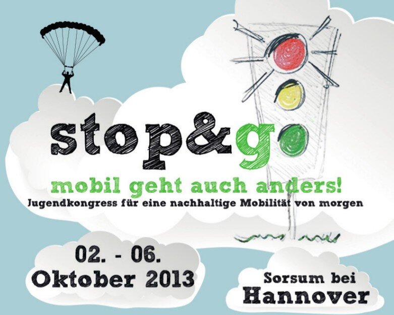 StopAndGo13's profile picture. Jugendkongress Stop & Go - mobil geht auch anders! vom 2.-6.10.2013 bei Hannover!