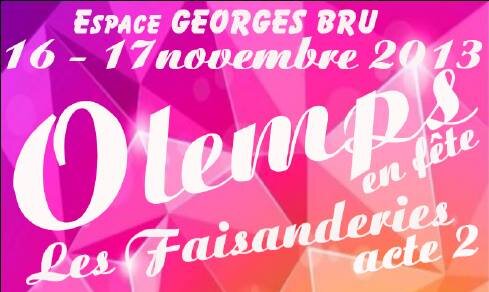 Lesfaisanderies's profile picture. La soirée du 16 et 17 novembre 2013 à ne pas manquer !