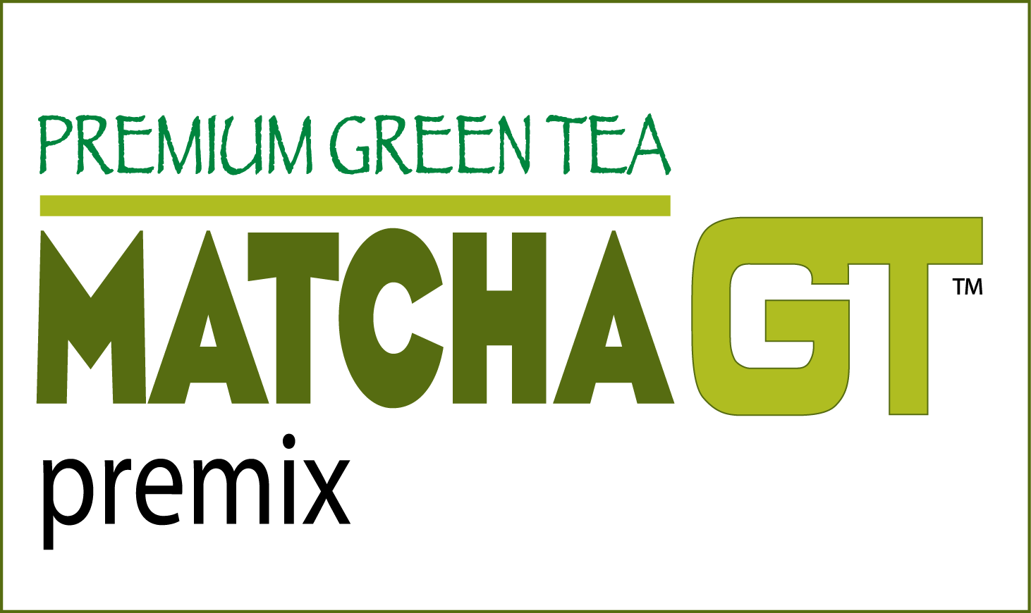 Matcha Green Tea premix. Delicious green tea Matcha GT is nature's natural source of energy and antioxidants.