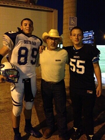 RecruitKevin89's profile picture. Kevin Ellis Class of 2014 6'-3 Defensive End 5A South San High School