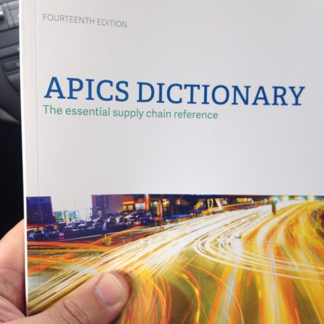 One word out of the most current APICS Dictionary, tweeted just for you, every day (except Sunday)