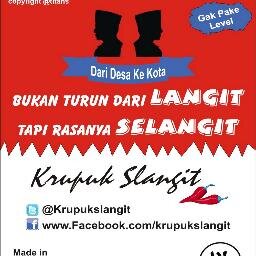 KrupukSlangit's profile picture. Krupuk Slangit--Bukan Turun dari Langit--Rasanya Selangit   Reseller Welcome CS #1 085724220808 CS #2  082127758805