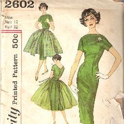 I sell vintage sewing patterns and handmade items on Etsy.