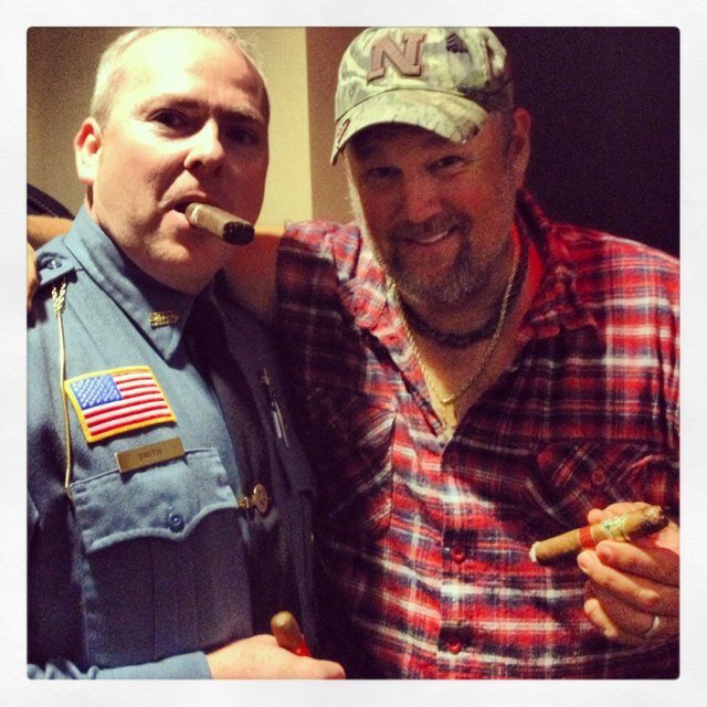 Walking that thin blue line...arresting bad people while smoking good cigars...