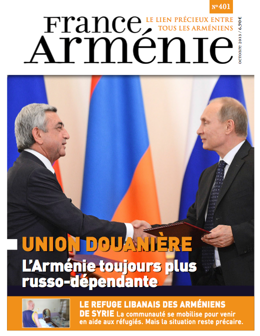 France Arménie, le lien précieux entre tous les Arméniens... Retrouvez chaque mois l'édito, le sommaire et l'agenda sur http://t.co/EmdI9upBoU !!!