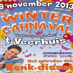 Wintercarnaval vier je in West-Brabant! 9 november, Veerhuis in Oud-Gastel, dresscode: CARNAVAL,http://t.co/G9O8b4iu5B