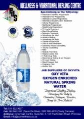Oxyvitawater's profile picture. Oxy-Vita Natural Spring water consist of 10% more oxygen than any other bottled water. Transporting oxygen to all the Organs that does not normally get oxygen!