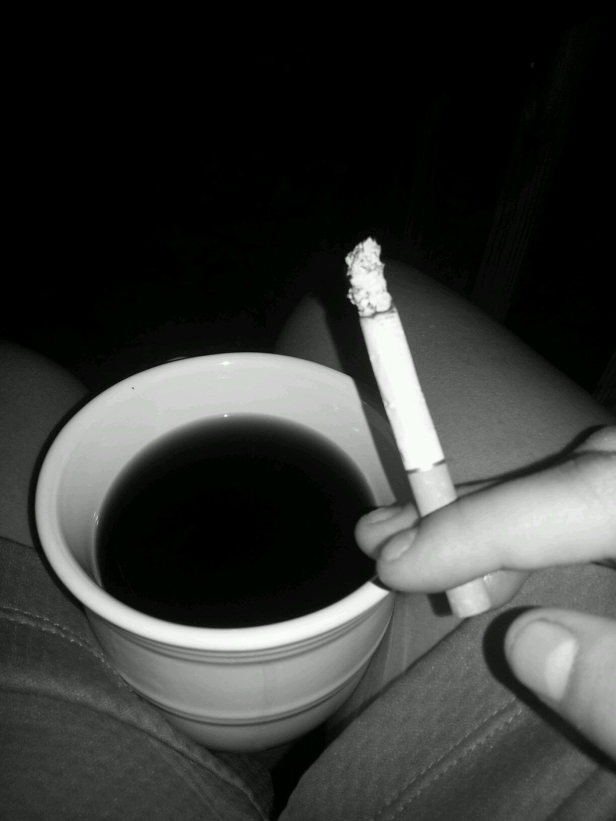 coffee and smokes and cold diet cokes, that's what pretty girls are made of.