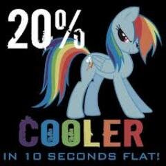 I am 20% cooler in ten seconds flat