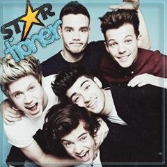 »HI, WE'RE ONE DIRECTION!«
¡Cuenta de apoyo a nuestros cinco idiotas de las escaleras en @MegaStarFM {@StarClubSPAIN} junto a Xavi Martínez!♥
