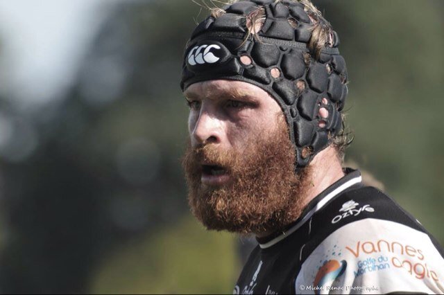 Butcher. Retired Rugby player.