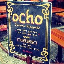 The one and only Ocho! 2325 NW Market St. Ballard Spanish tapas and quality cocktails are our game! Find us on Instagram #OchoBallard and Facebook!