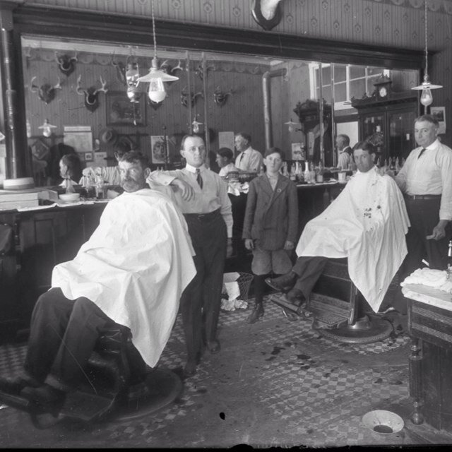 A modern twist on the barbering tradition by William Wallace Salon.