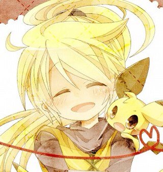 I'm Yellow. The fourth Pokédex holder from Kanto! I have the power to read the minds of Pokémon and heal them. I'm not much of a battler..So don't challenge me