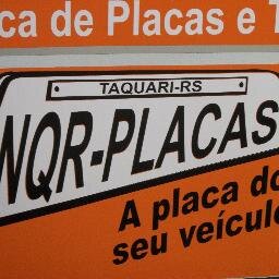 Confecção de placas e tarjetas automotivas na hora(51)3653-5510-TAQUARI-RS