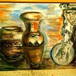 TheGlassVidalia's profile picture. Seascapes, abstracts ,etc- Acrylic paintings on canvas by Lovie-one layer at a time!