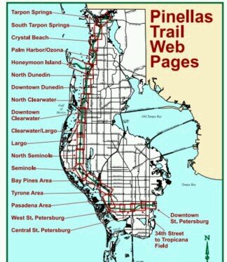 The Fred Marquis Pinellas Trail stretches 38.2 miles along an abandoned railroad corridor from Downtown St. Petersburg to Tarpon Springs. Get Moving!