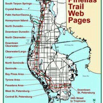 Pinellas Bike Trail Map Pinellas Trail (@Pinellastrail) / Twitter