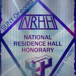 Official Twitter for the National Residence Hall Honorary of SUNY Oneonta. Representing the top 1% of student leaders on campus. Email us at NRHH@oneonta.edu