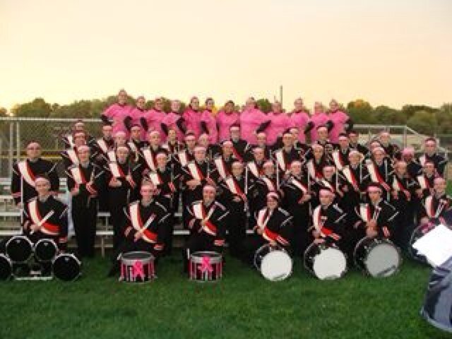 Middletown high school north orange wave marching band