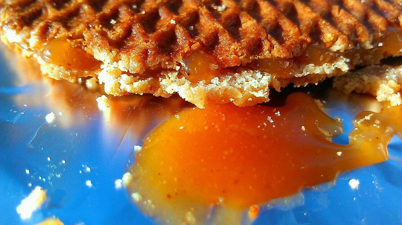 Making fresh stroopwafels throughout the Bay Area.