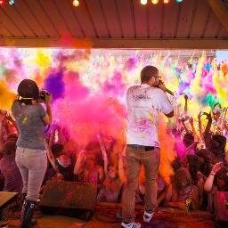 Festival of Colors is a very exuberant festival, complete with music, dance and throwing of organic colored powders. #HareKrsna