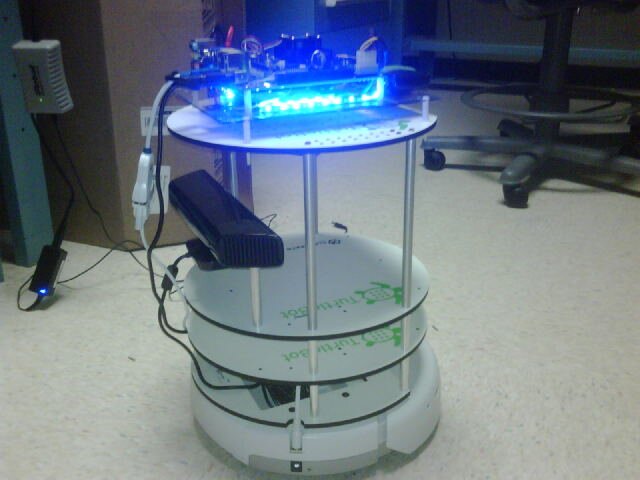 A tiny dalek project, based on a roomba and an #IntelGalileo board.