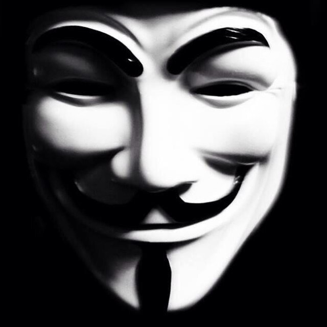 We are Anonymous, We are Legion, We do not forgive, We do not forget, EXPECT US.... A_T. #OpVendetta