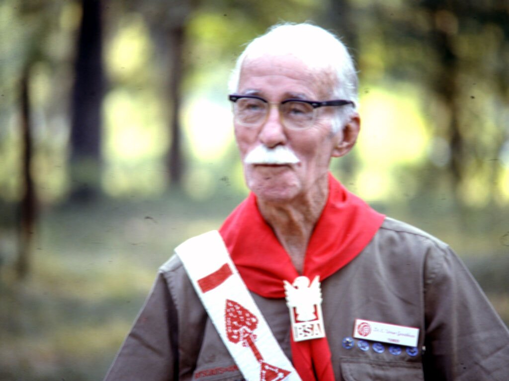 Scoutmaster, BSA National Program Director, Order of the Arrow, Camping, Cheerful Service, BSA Handbook Publisher, Field Commissioner, Visionary