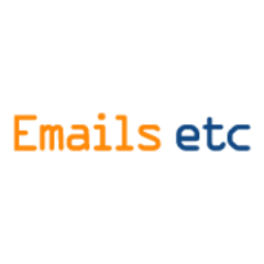 Emails etc is the best and most inexpensive source for your data and provides a complete package including the data itself...