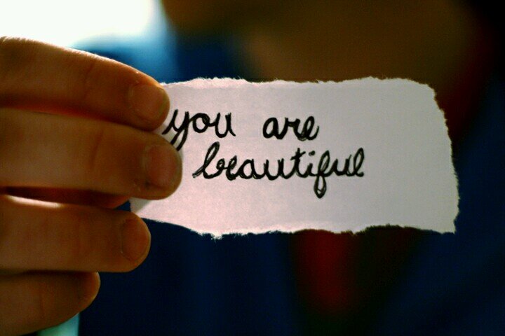 you're beautiful no matter what!