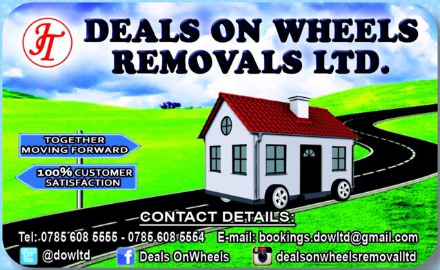 A Removals Company ensuring possessions are safely delivered to your destined location. Providing superb services for 100% Customer Satisfaction! FOLLOW US
