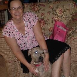 Hillsborough County Public School Social Worker with my rescued Pitbull Gentle Gus